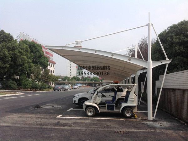 昭通<font color='red'>膜結構車棚</font>【天方味農業(yè)電樁車棚等】施工案例