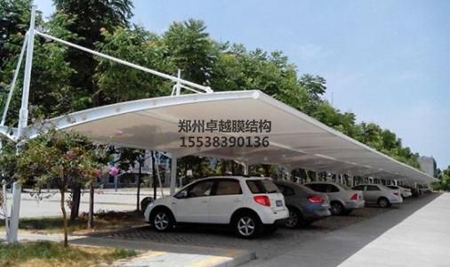 衡陽<font color='red'>膜結(jié)構(gòu)車棚</font>【衡陽運輸機械等】施工案例