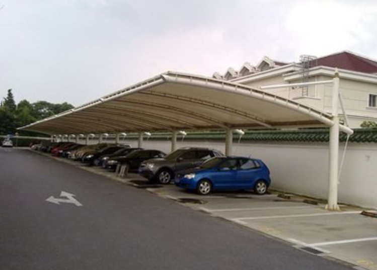 膜結(jié)構(gòu)車棚是否是精品？看清楚了，再掏錢購買哦。